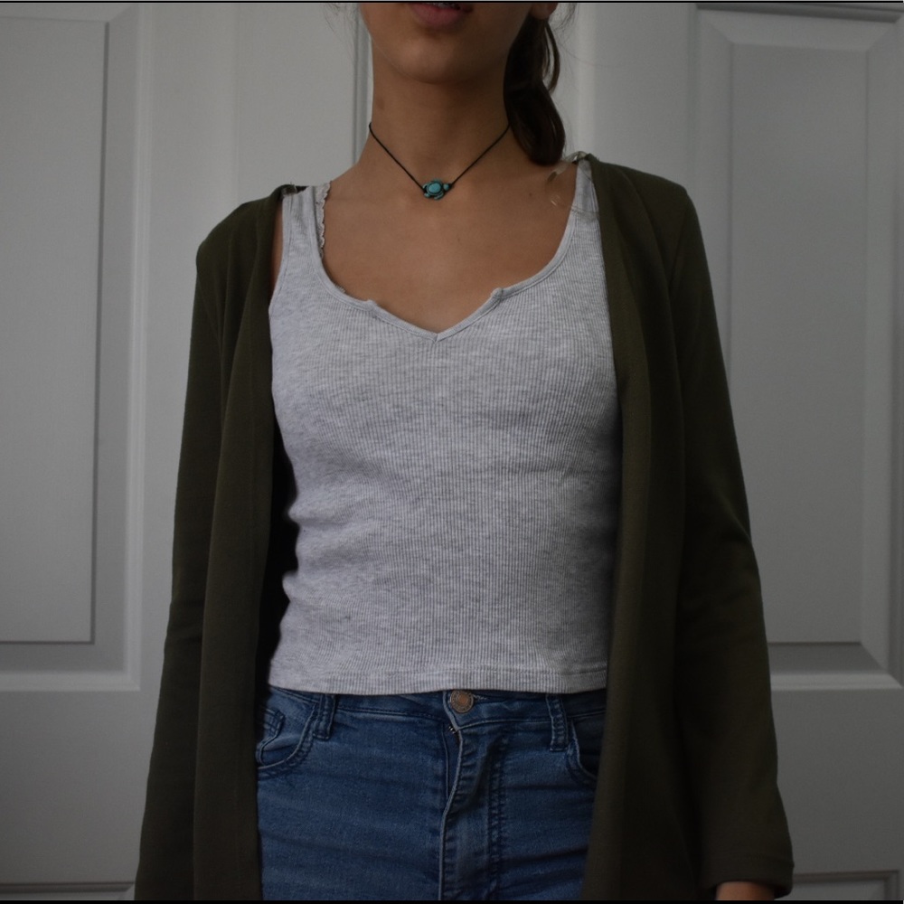 Olive Cardigan